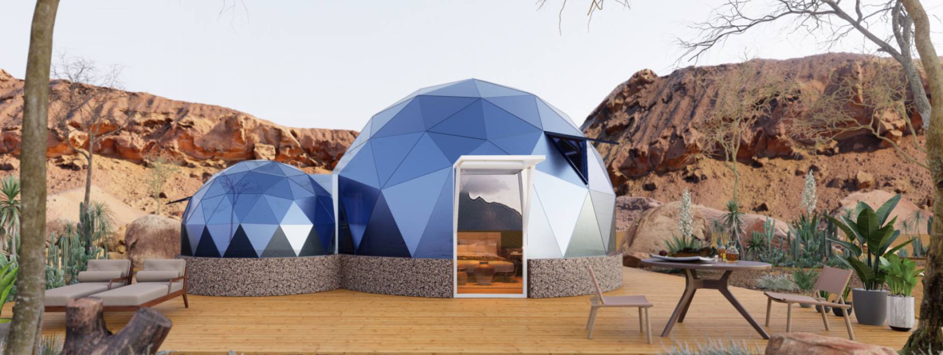 石屏县球形智能光伏玻璃星空房